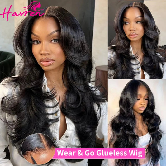 28 Inch Body Wave Human Hair Wig – 13×6/13×4/4×4 HD Lace Glueless Wig
