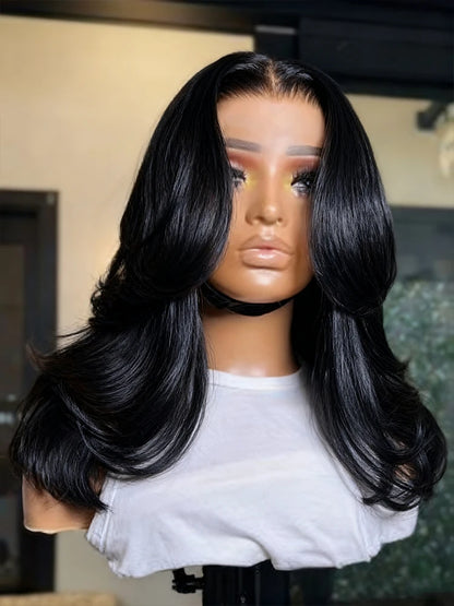 Body Wave Human Hair Wig – 13×4 Wide Lace Front, 200% Density