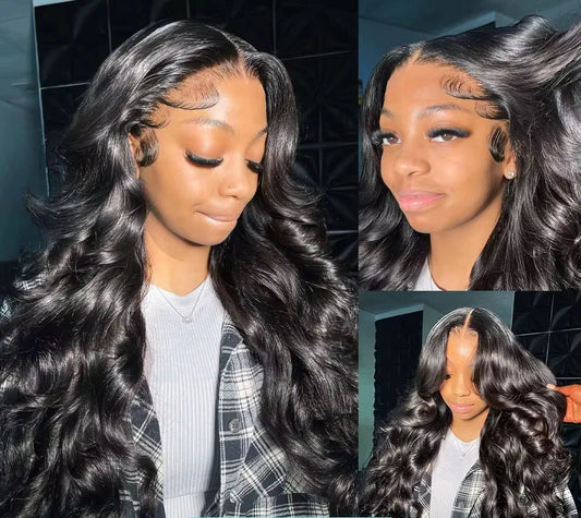 28 Inch Body Wave Human Hair Wig – 13×6/13×4/4×4 HD Lace Glueless Wig